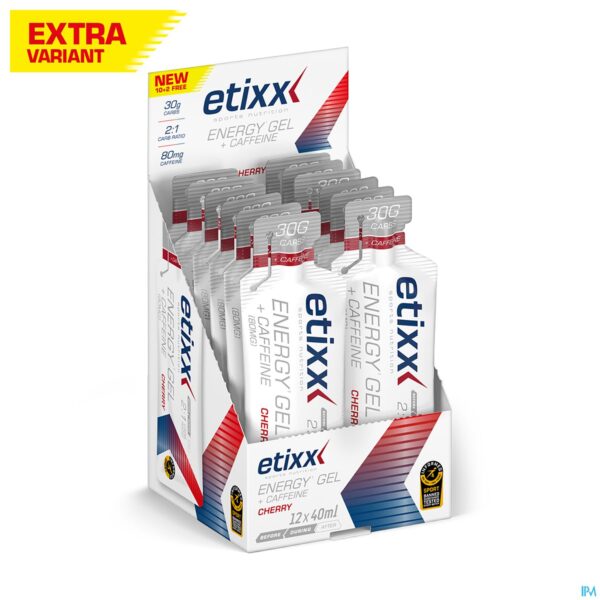 Lifestyle_image Etixx Energy Gel Caffeine Cherry 12x40ml