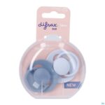 Packshot Difrax Dynamic Fopspeen 18m+ Prime Baby Blue/blue2