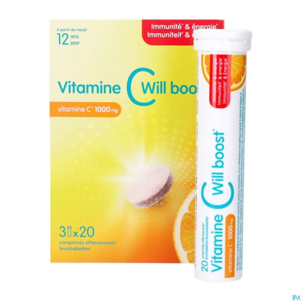 Productshot Vitamine C Will Boost Bruistabl 60