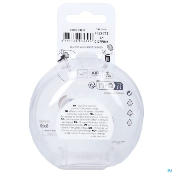 Packshot Difrax Dynamic Fopspeen 6-18m Prime Baby Bl./blue2