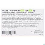 Packshot Diosmine+hesperidine Ab 450mg+50mg Filmomh Tabl 90