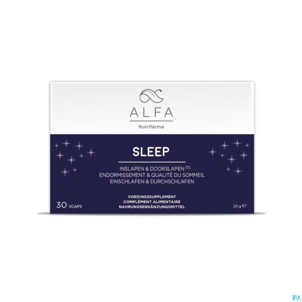 Packshot ALFA Sleep V-caps 30