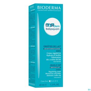 Packshot Bioderma Abcderm Babysquam Melkkorstjes 40ml