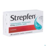 Packshot Strepfen Miel&eucalyptus 8,75mg Zuigtabl 24 Packshot Strepfen Miel&eucalyptus 8,75mg Zuigtabl 24