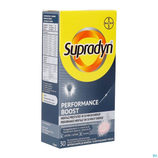 Packshot Supradyn Performance Boost Bruistabl 30