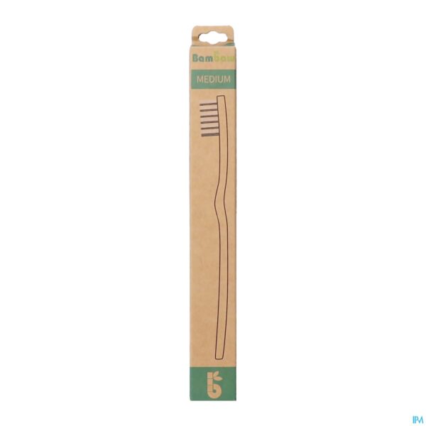 Packshot Bambaw Bamboe Tandenborstel Medium 1