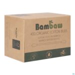 Packshot Bambaw Bamboe Wattenstafjes 400