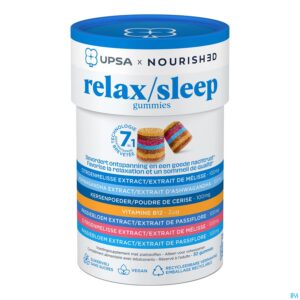 Packshot Upsa Nourished Relax/sleep Gummies 30