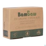Packshot Bambaw Bamboe Wattenstafjes 200