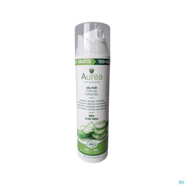 Packshot Aurea Gel Pur Aloe Vera Fl 200ml Packshot Aurea Gel Pur Aloe Vera Fl 200ml
