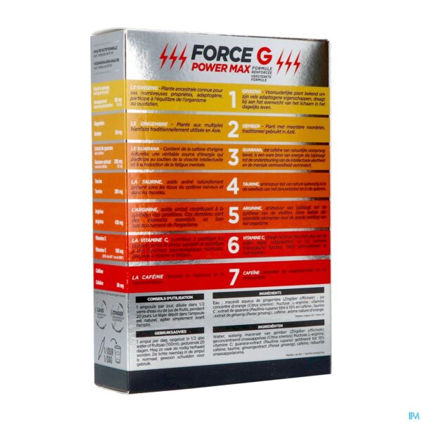 Packshot Vitavea Force g Power Max Lot Amp 20