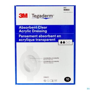Packshot Tegaderm 3m Absorb.transp Ster 14,2x15,8cm10 90803
