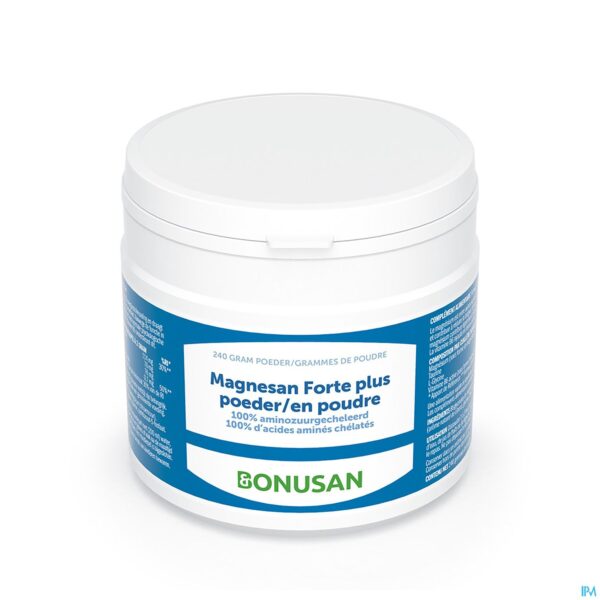 Packshot Magnesan Forte Plus Pdr 240g Bonusan