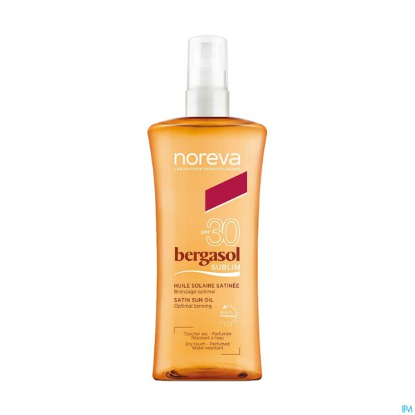 Packshot Bergasol Sublim Satiny Sun Oil Ip30 150ml