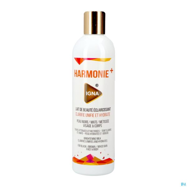 Packshot Harmonie+ Lait Eclaircissant Parfume Igna 400ml