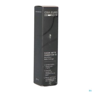 Packshot Couleurs De Noir Fus. Matte Fdt 01 C. Rose 30ml