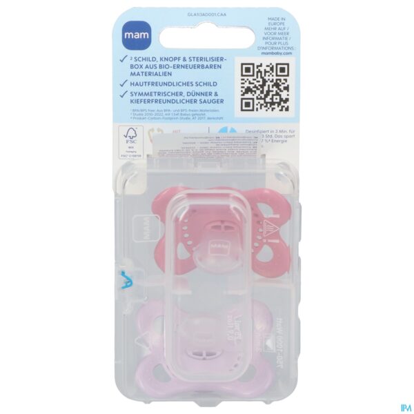 Packshot Mam Fopspeen Original Pure Siliconen 0-6m Meisje