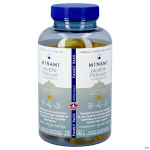 Packshot Minami Morepa Platinum Vitamine D3 Caps 120
