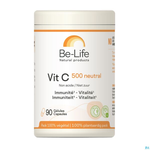 Packshot Vit C 500 Neutral Be Life Caps 90 Nf Verv.3274537
