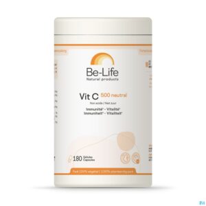 Packshot Vit C 500 Neutral Be Life Caps180 Nf Verv. 4509352