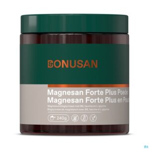 Packshot Magnesan Forte Plus Pdr 240g Bonusan