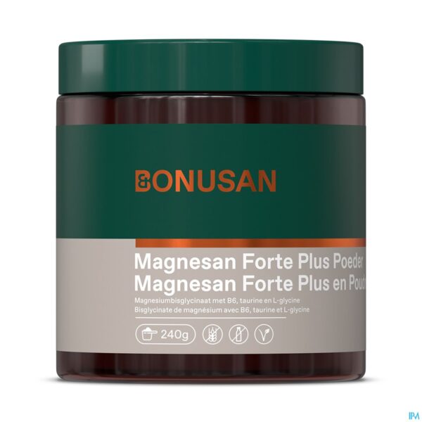 Packshot Magnesan Forte Plus Pdr 240g Bonusan Packshot Magnesan Forte Plus Pdr 240g Bonusan
