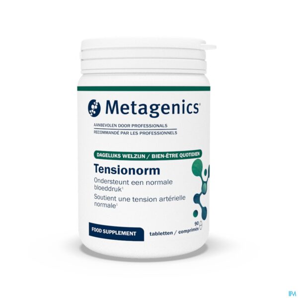 Packshot Tensionorm Tabl 90 Metagenics Packshot Tensionorm Tabl 90 Metagenics