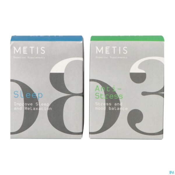 Productshot Metis Slaap & Nervositeit Duo V-caps 40x2