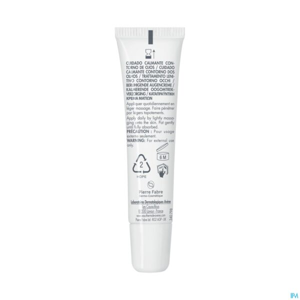 Productshot Avene Verzachtende Verzorging Oogomtrek 15ml