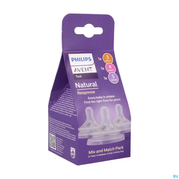 Packshot Philips Avent Natural 3.0 Zuigsp.pack Multi Size 3