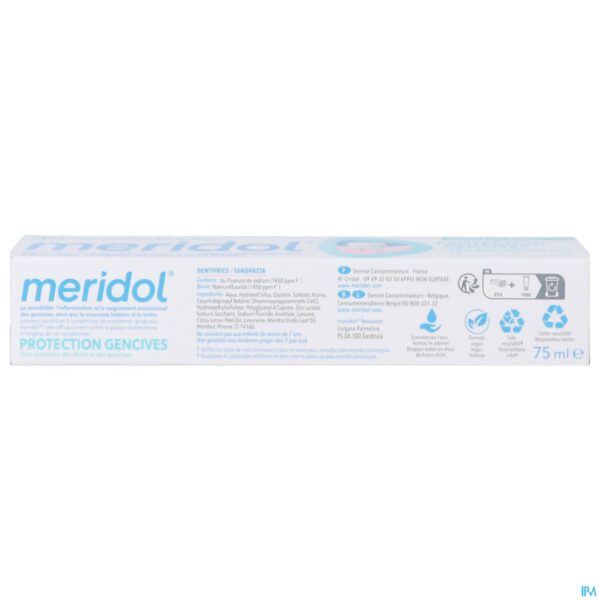 Packshot Meridol Tandvleesbescherming Tandpasta 75ml