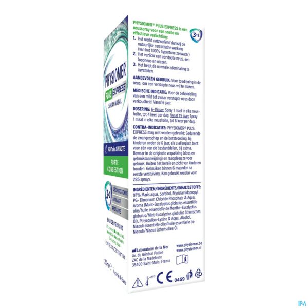 Packshot Physiomer Express Pocket 20ml