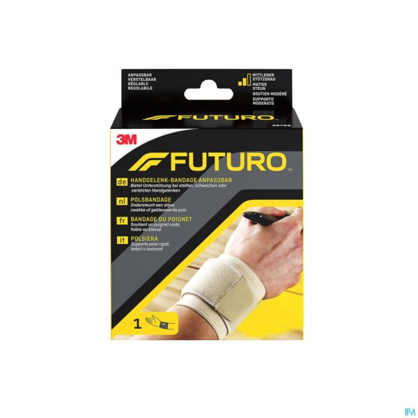 Packshot Futuro Polsbandage 46709, Beige, Aanpasbaar