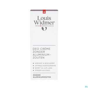 Packshot Widmer Deo Crème Zonder Aluminiumzouten 40ml