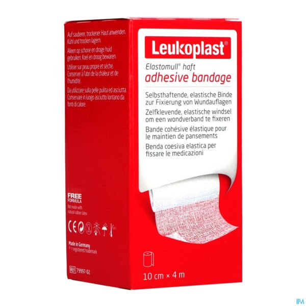 Packshot Elastomull Haft 10cmx4m 1 Leukoplast