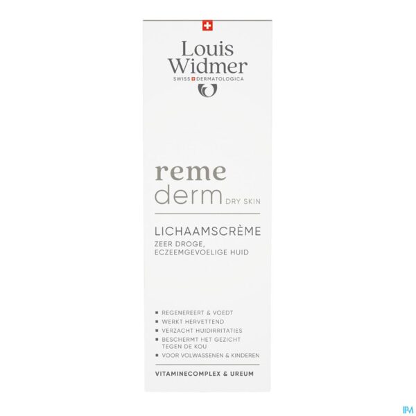 Packshot Widmer Remederm Lichaamscrème* 200ml