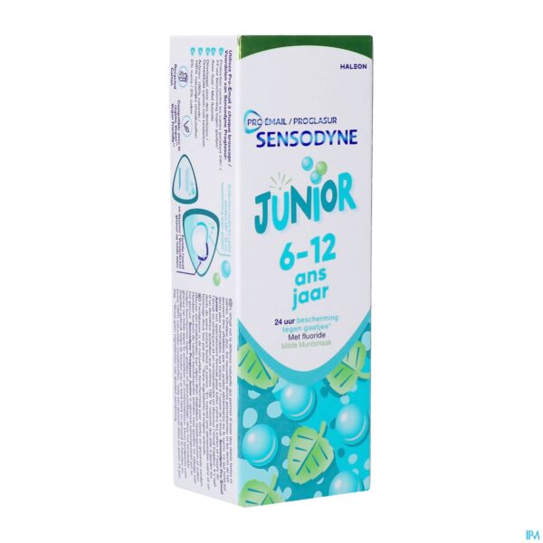 Packshot Sensodyne Proglasur Junior 6-12 Tandpasta 50ml