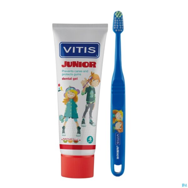 Productshot Vitis Junior Gel Tandpasta 75ml