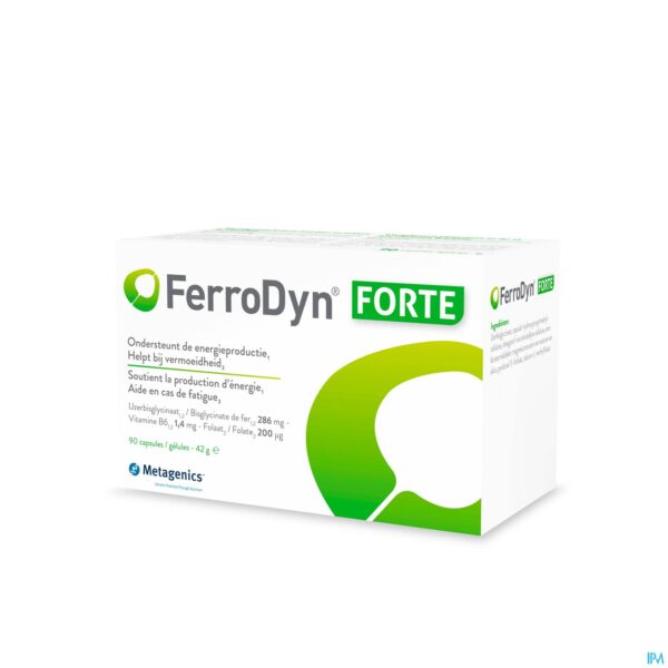 Packshot Ferrodyn Forte Caps 90 Metagenics