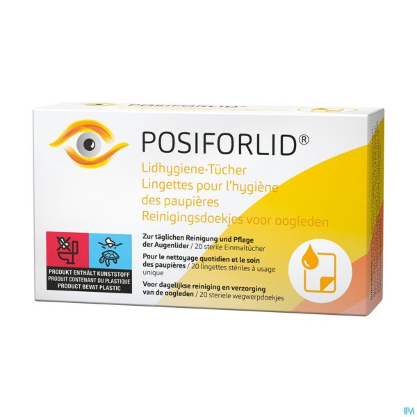Packshot Posiforlid Reinigingsdoekje Oogleden            20