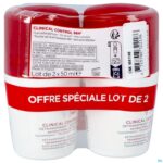 Packshot Vichy Deo V Roll 96h Clinical Ctrl Duo 50ml 2e-50%