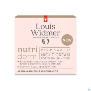 Packshot Widmer Nutriderm Pigmacare Nachtcreme Parf 50ml