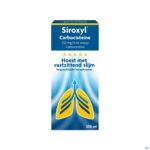 Packshot Siroxyl Carbocisteine 250mg/5ml Siroop 250ml