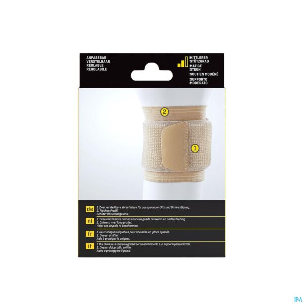 Packshot Futuro Polsbandage 46709, Beige, Aanpasbaar