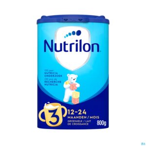 Packshot Nutrilon 3 Peuter Groiemelk 1+ 800g