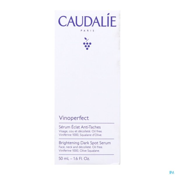 Packshot Caudalie Vinoperfect Serum Stral.huid T/vlek. 50ml