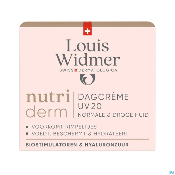 Packshot Widmer Nutriderm Dagcrème Uv 20 50ml