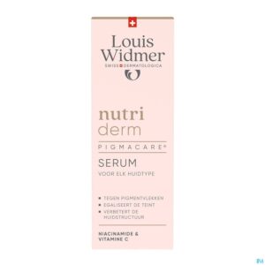 Packshot Widmer Nutriderm Pigmacare Serum Parf Fl 30ml