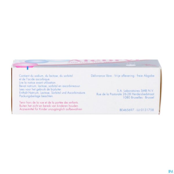 Packshot Afebryl 200mg/300mg Bruistabl 16 Nf