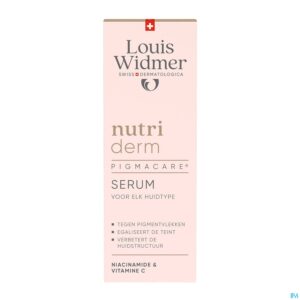 Packshot Widmer Nutriderm Pigmacare Serum Parf Fl 30ml